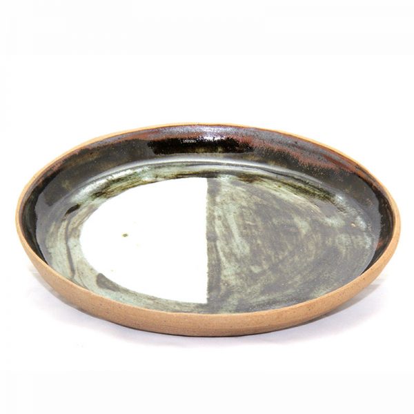 Half moon plate Rainforest Ceramics